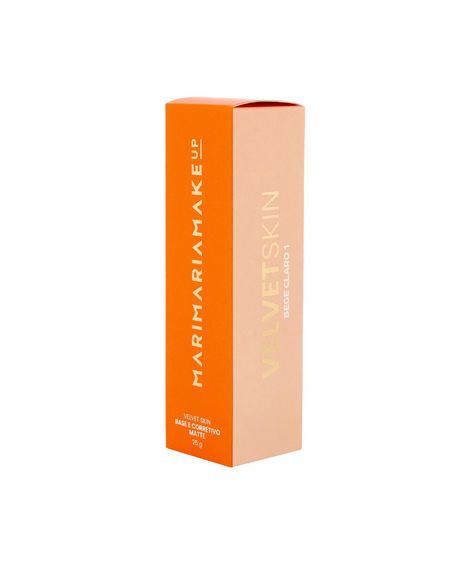 base e corretivo mari maria matte velvet skin bege claro 1