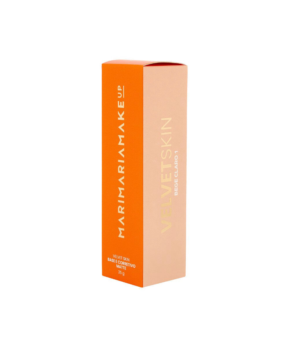 base e corretivo mari maria matte velvet skin bege claro 1