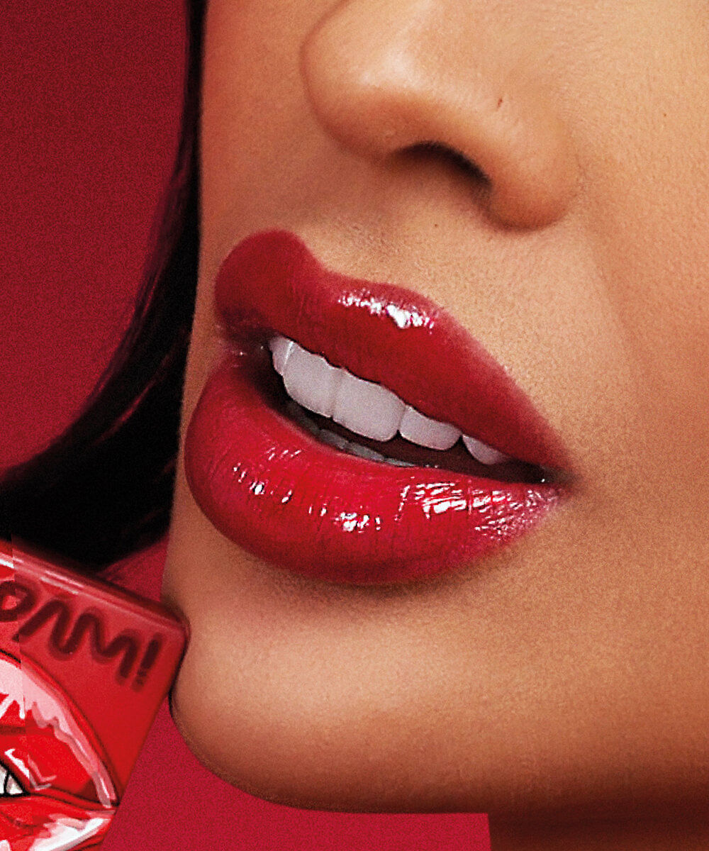 gloss labial pam by pamella cherry bomb vermelho
