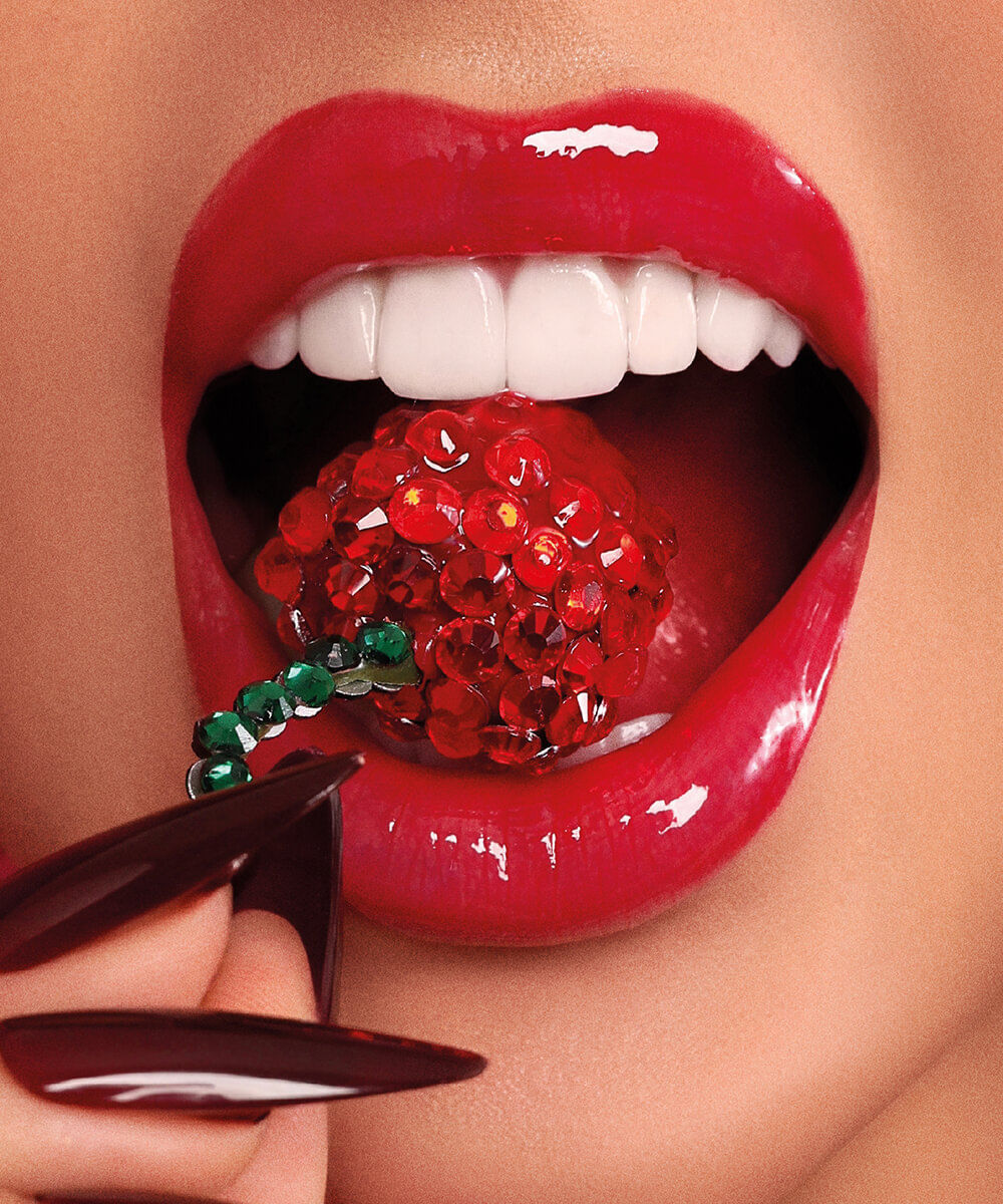 gloss labial pam by pamella cherry bomb vermelho