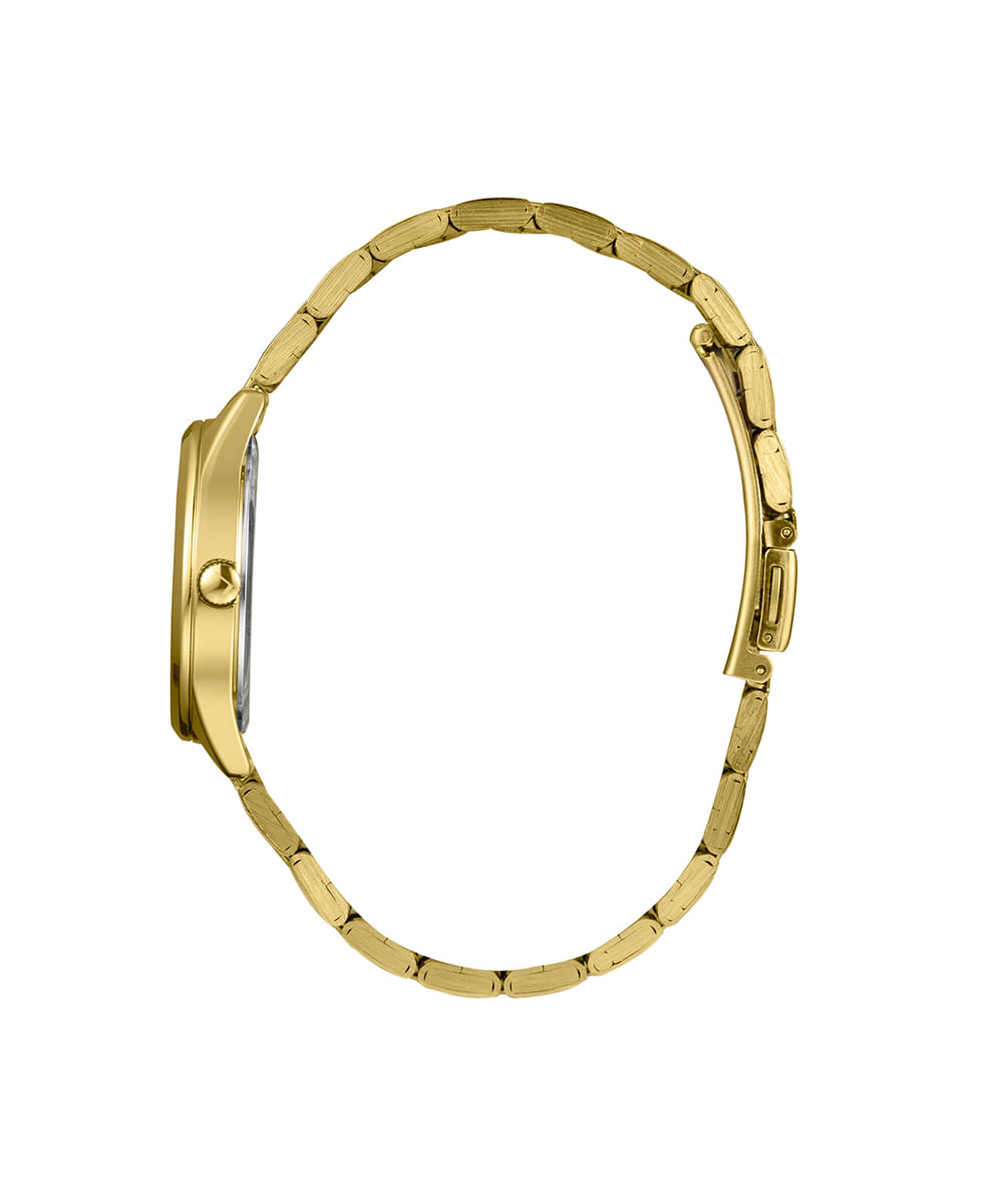 kit relógio feminino lince analógico lrgh273l32 kad2c2kx dourado
