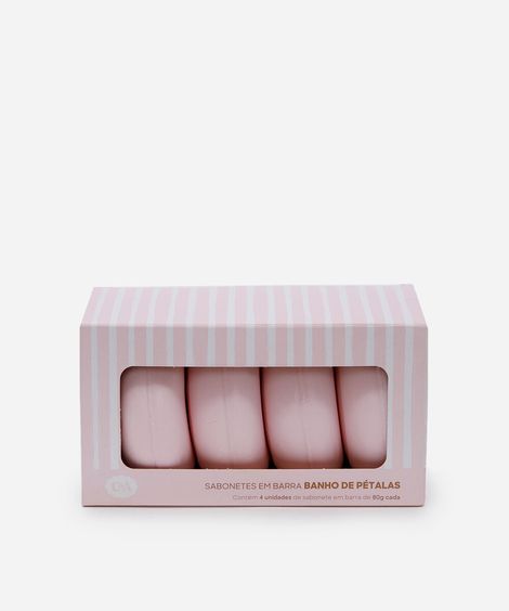 kit de sabonetes em barra banho de pétalas beleza cea