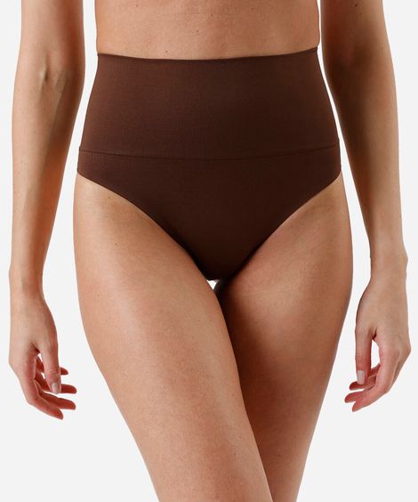 kit com 2 calcinhas femininas cintura alta colorido