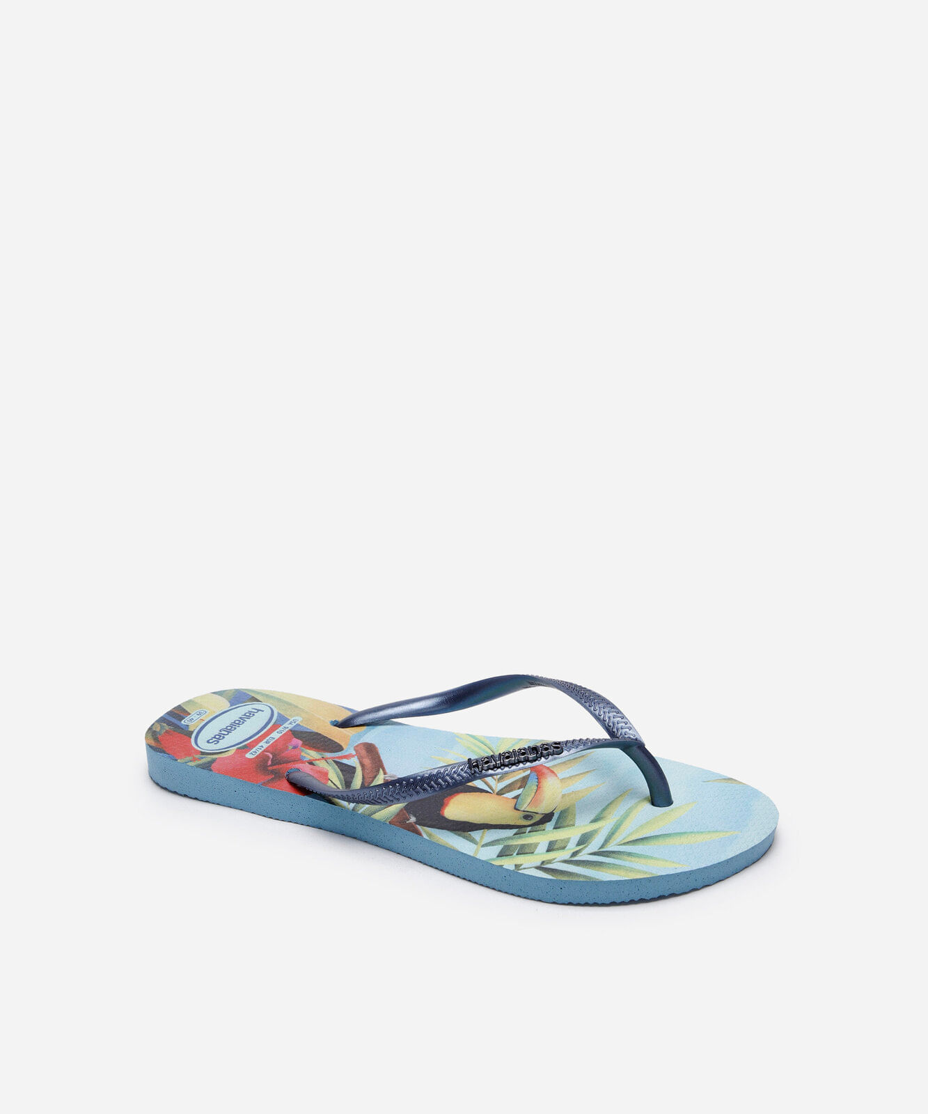 chinelo slim havaianas tropical colorido