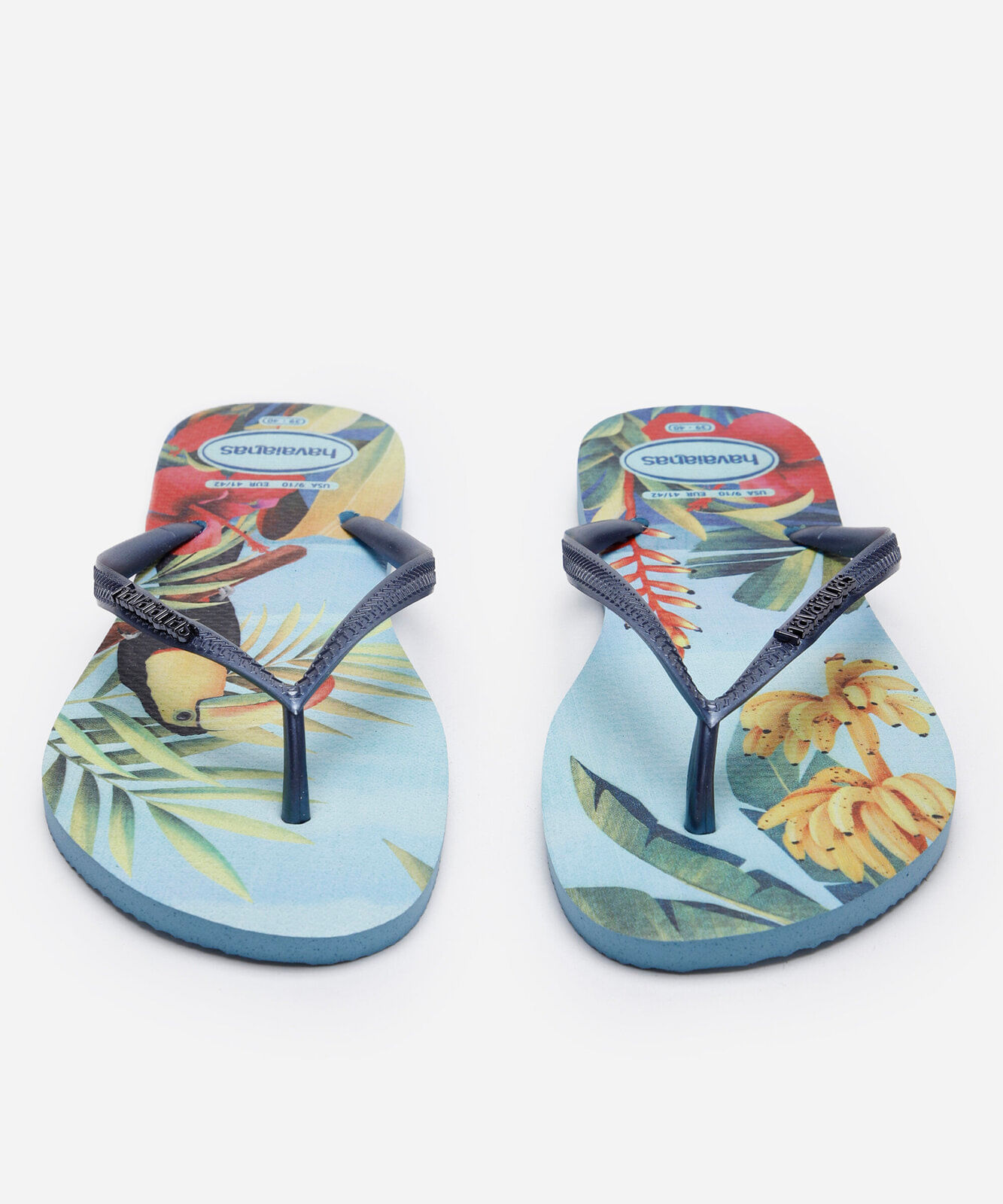 chinelo slim havaianas tropical colorido