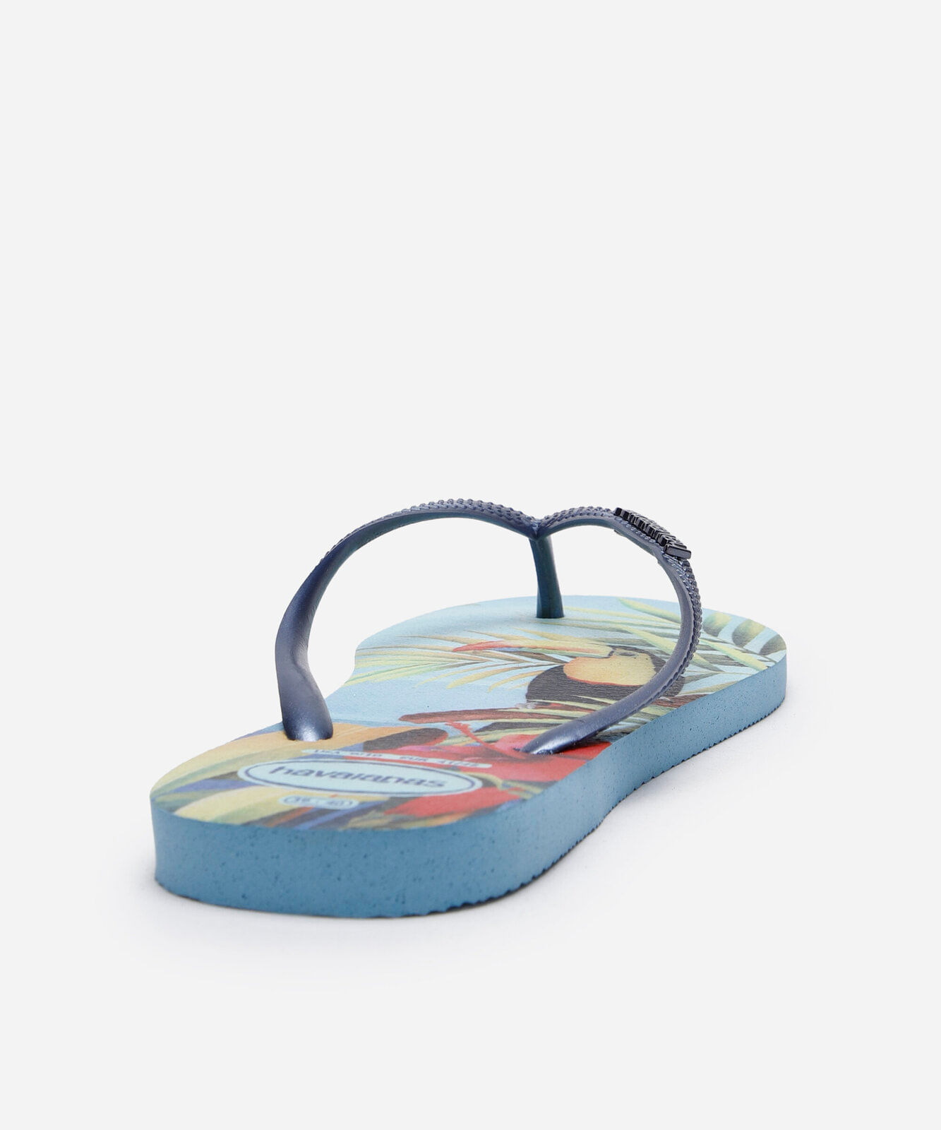 chinelo slim havaianas tropical colorido