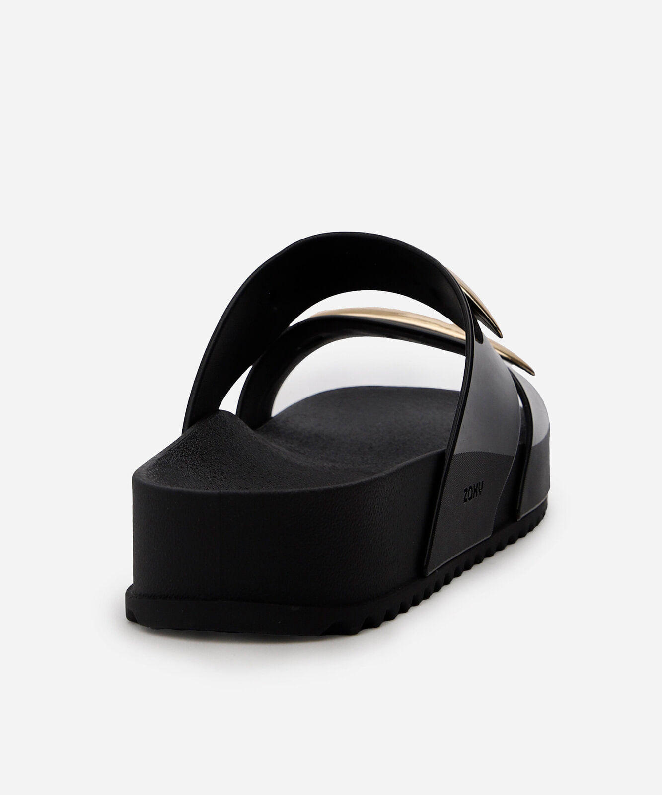 rasteira slide metal zaxy preta
