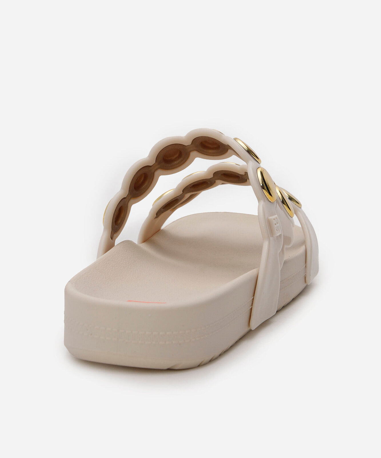 rasteira feminina slide spot zaxy off white
