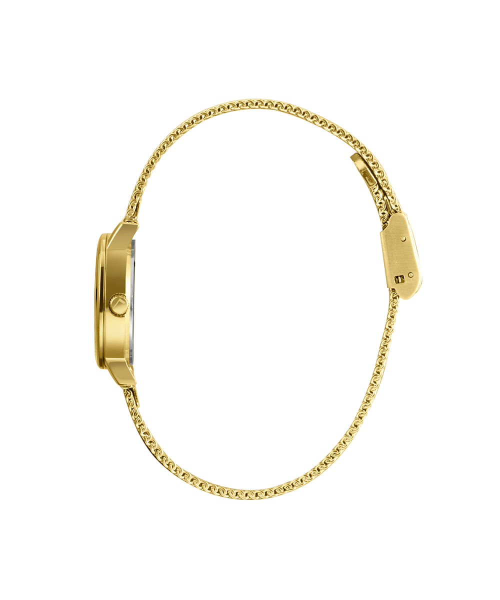 kit relógio feminino lince analógico lrgh272l25 kadpc2kx dourado