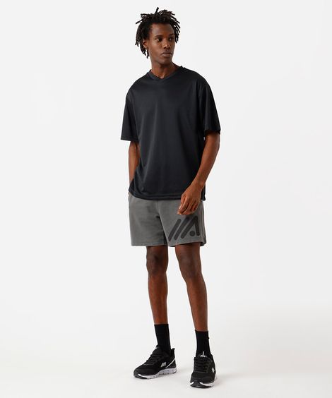 bermuda masculina de algodão preto