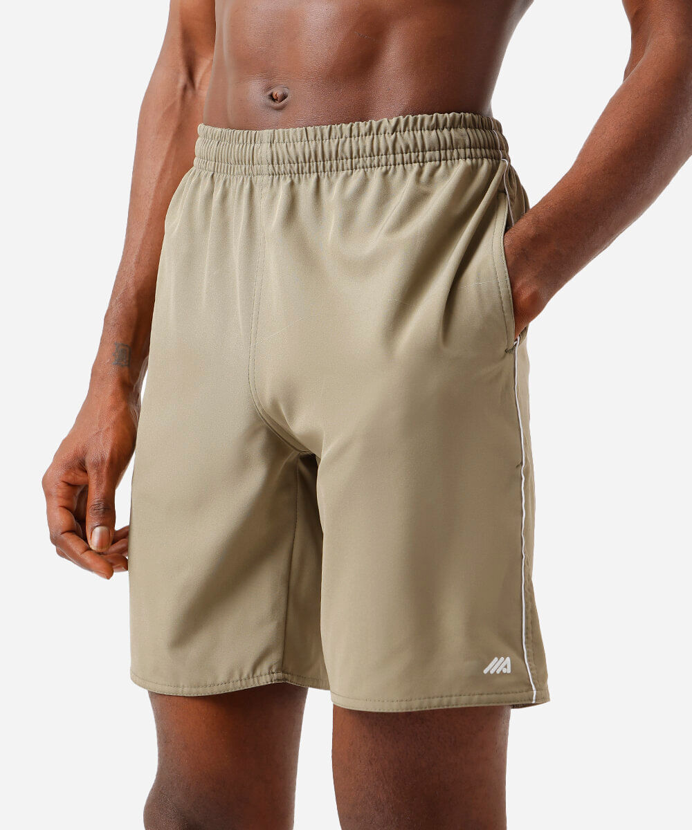 bermuda masculina com bolsos verde