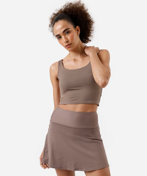 regata feminina cea sports marrom