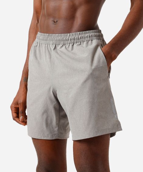 short masculino esportivo cinza
