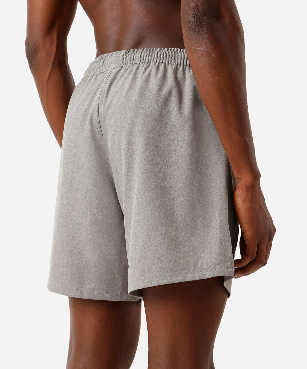 short masculino esportivo cinza