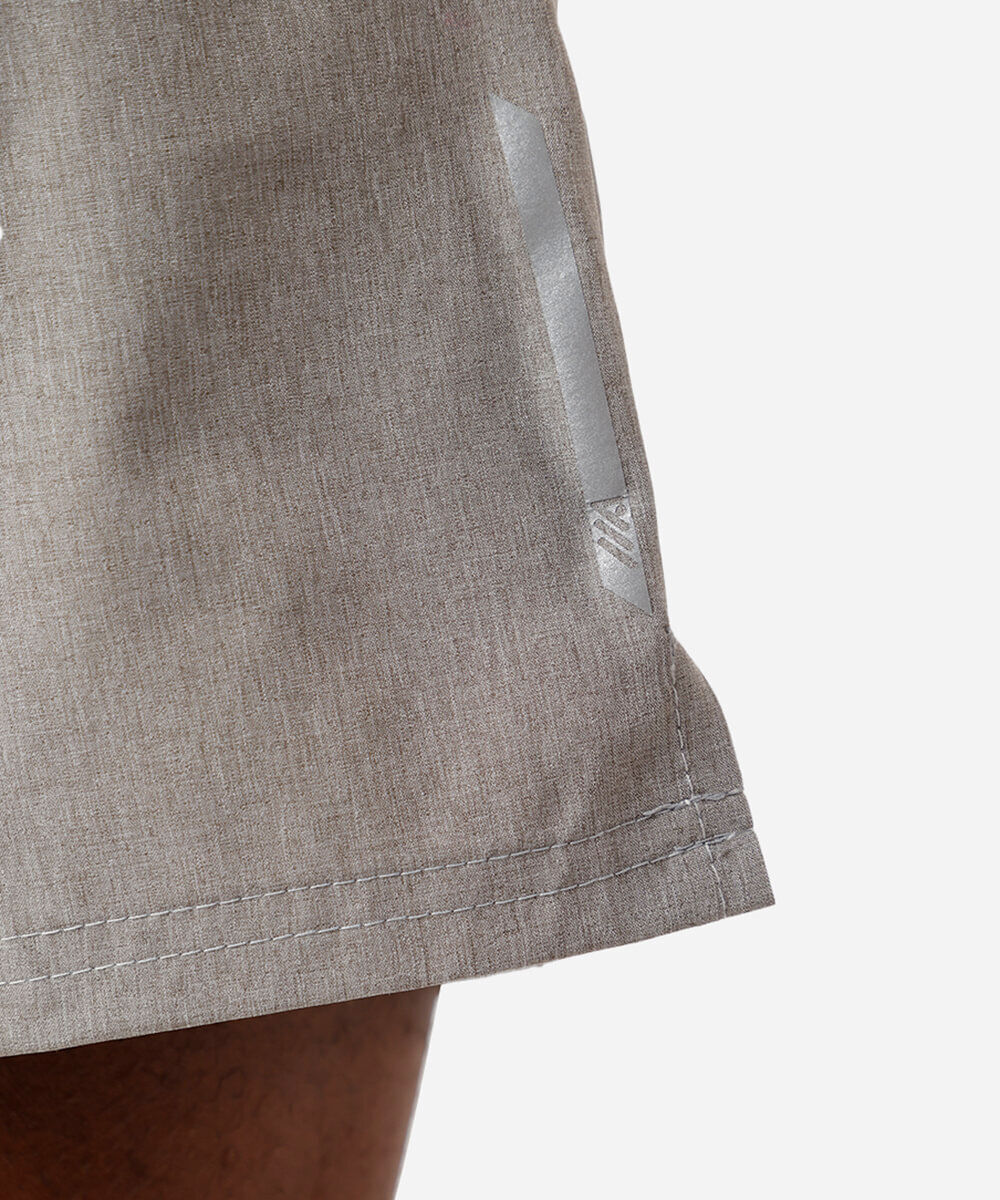 short masculino esportivo cinza