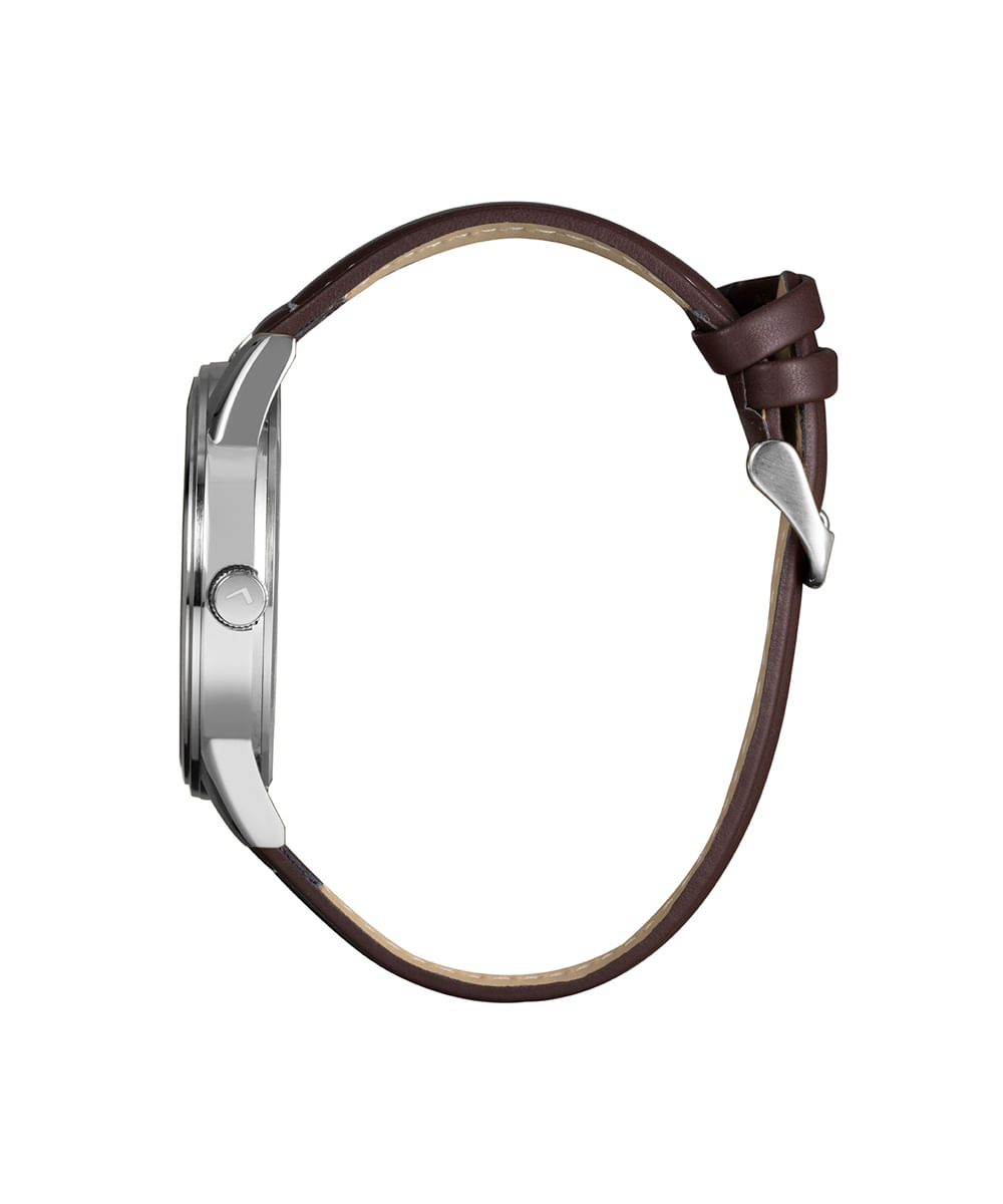 kit relógio masculino lince analógico mrch249l46 kbred2nb prateado