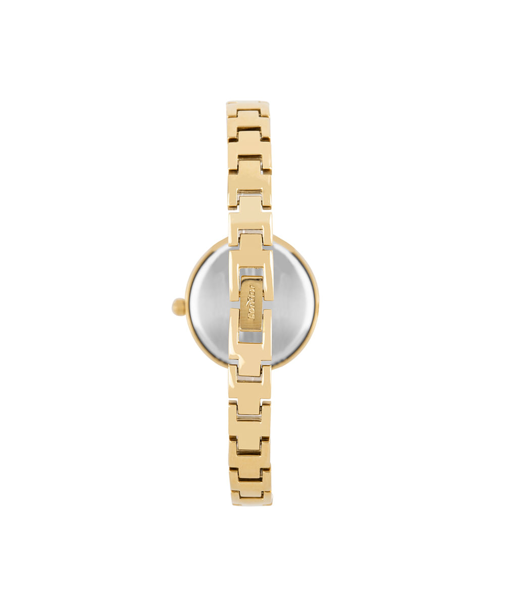 relógio feminino condor analógico co2035nkc4k dourado
