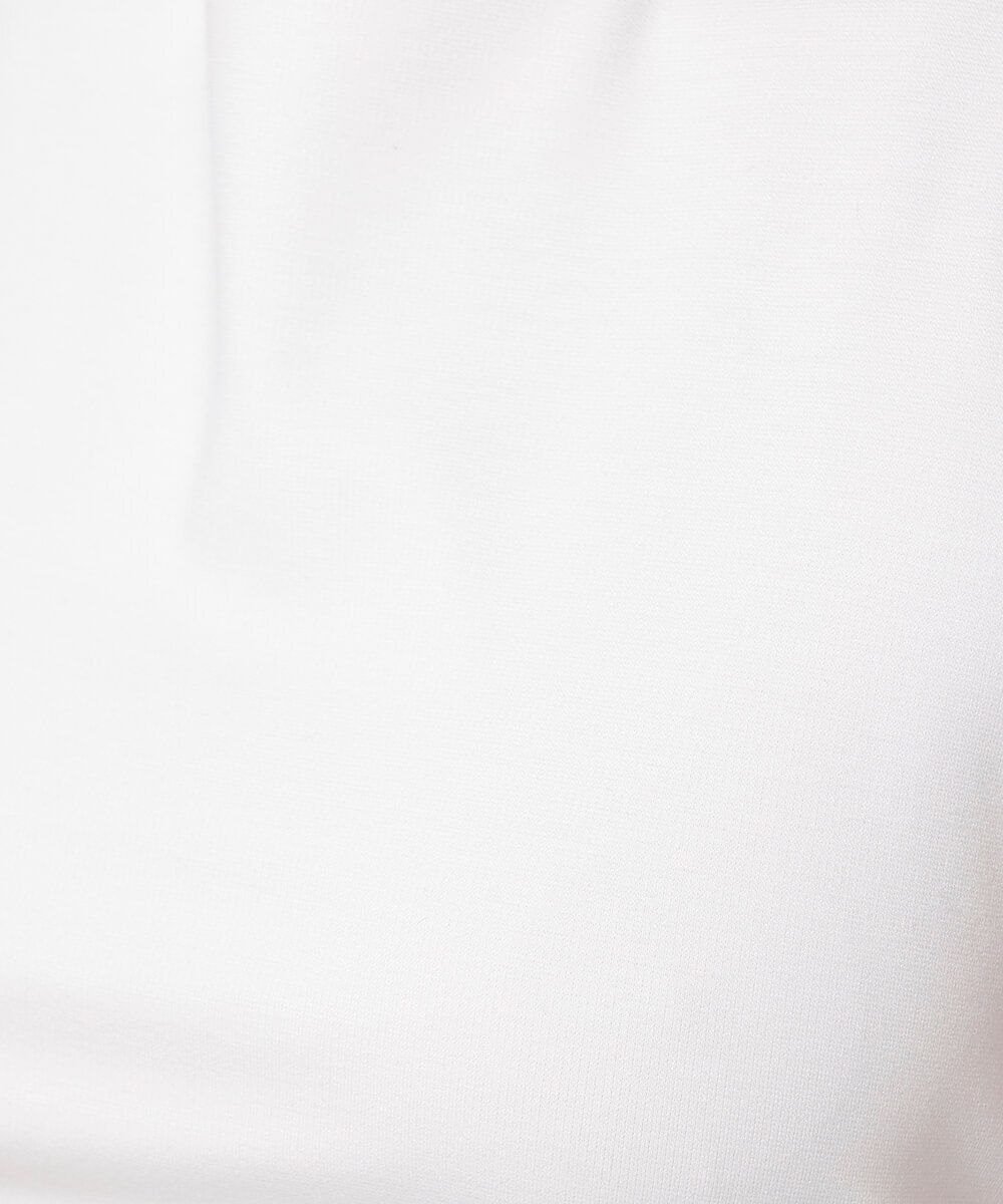 vestido curto feminino com pregas mindset off white