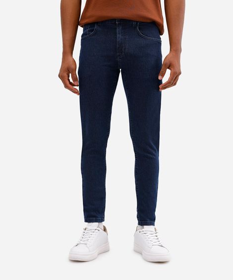 calça skinny masculina jeans azul