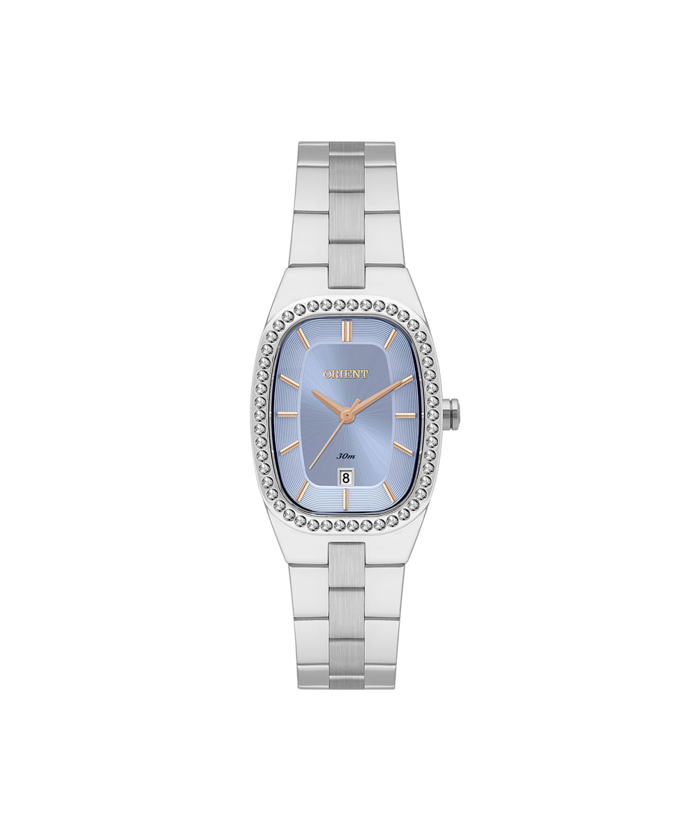 relógio feminino orient analógico lbss1034 a1sx prateado