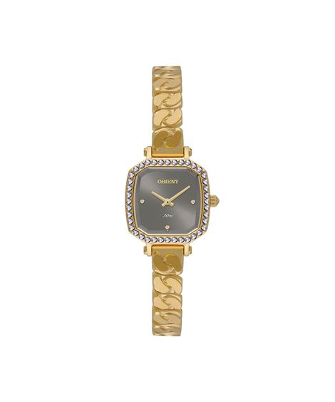 relógio feminino orient analógico lgss0062 g1kx dourado