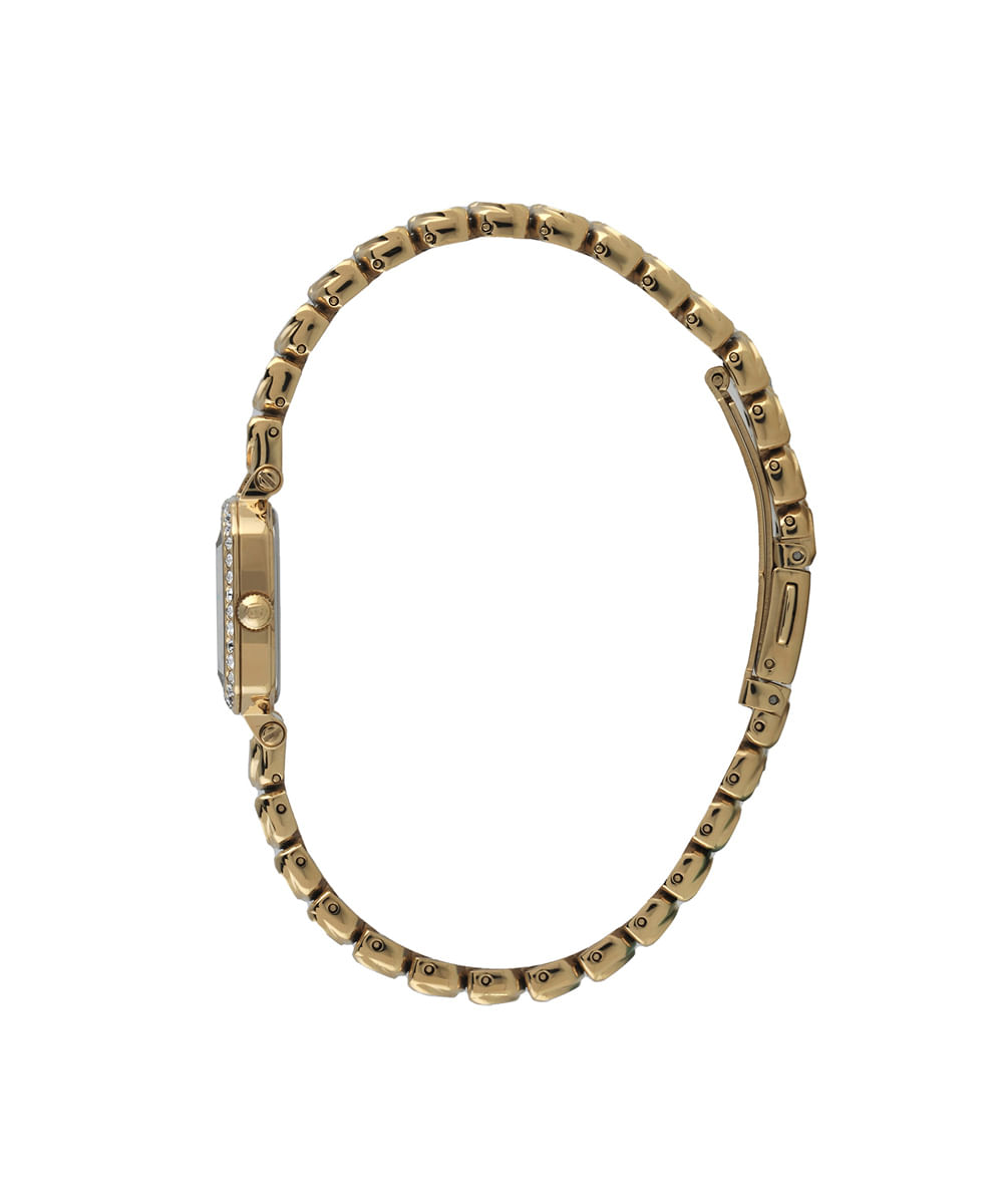 relógio feminino orient analógico lgss0062 g1kx dourado