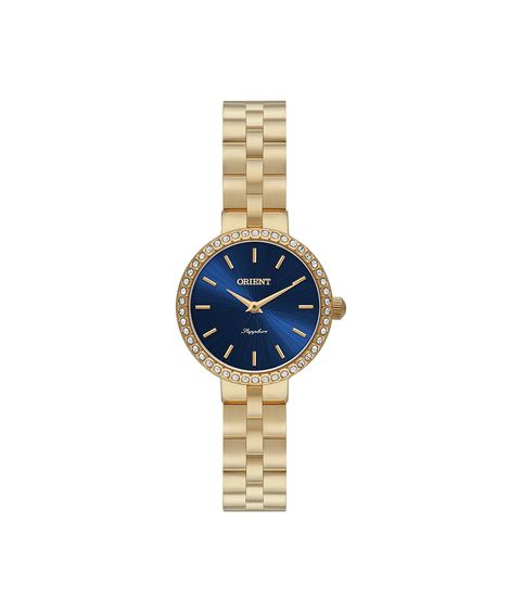 relógio feminino orient analógico fgss0242 d1kx dourado
