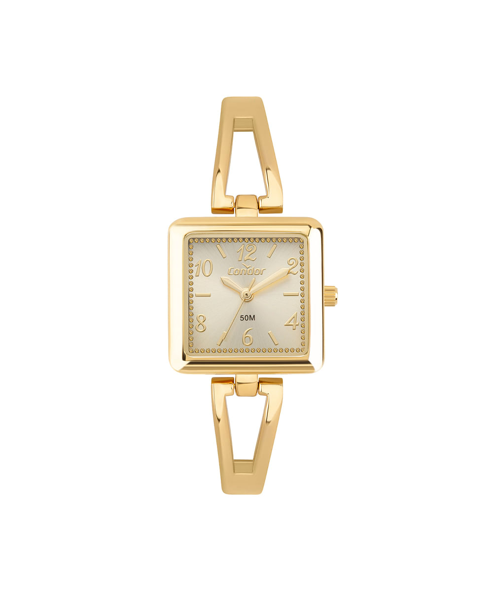 relógio feminino condor analógico co2035nvd5x dourado