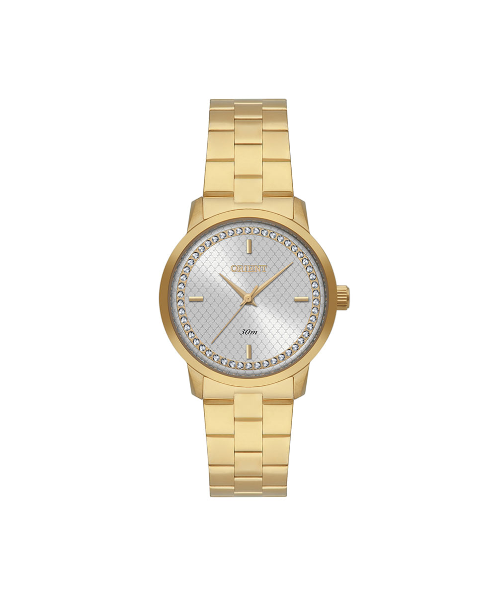 relógio feminino orient analógico fgss0239 s1kx dourado