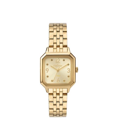 relógio feminino condor analógico co2035mzl4x dourado