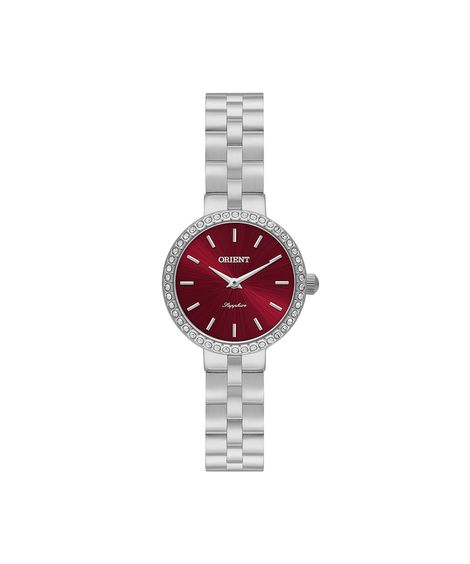 relógio feminino orient analógico fbss0149 w1sx prateado