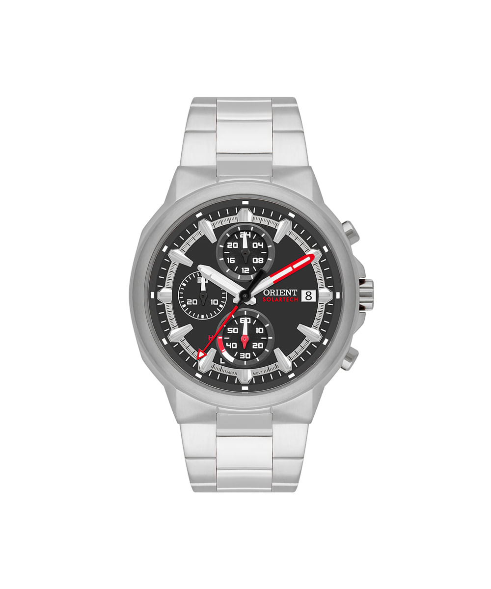 relógio masculino orient cronógrafo mbssc282 p1sx prateado