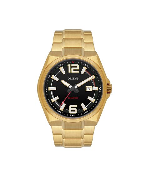 relógio masculino orient analógico calendário mgss1301 p2kx dourado