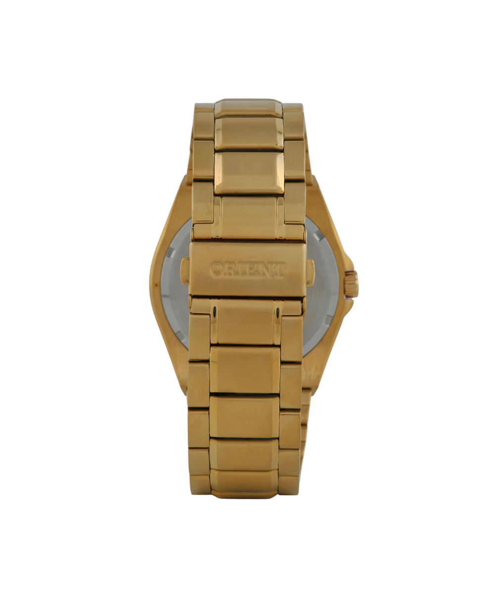 relógio masculino orient analógico calendário mgss1301 p2kx dourado