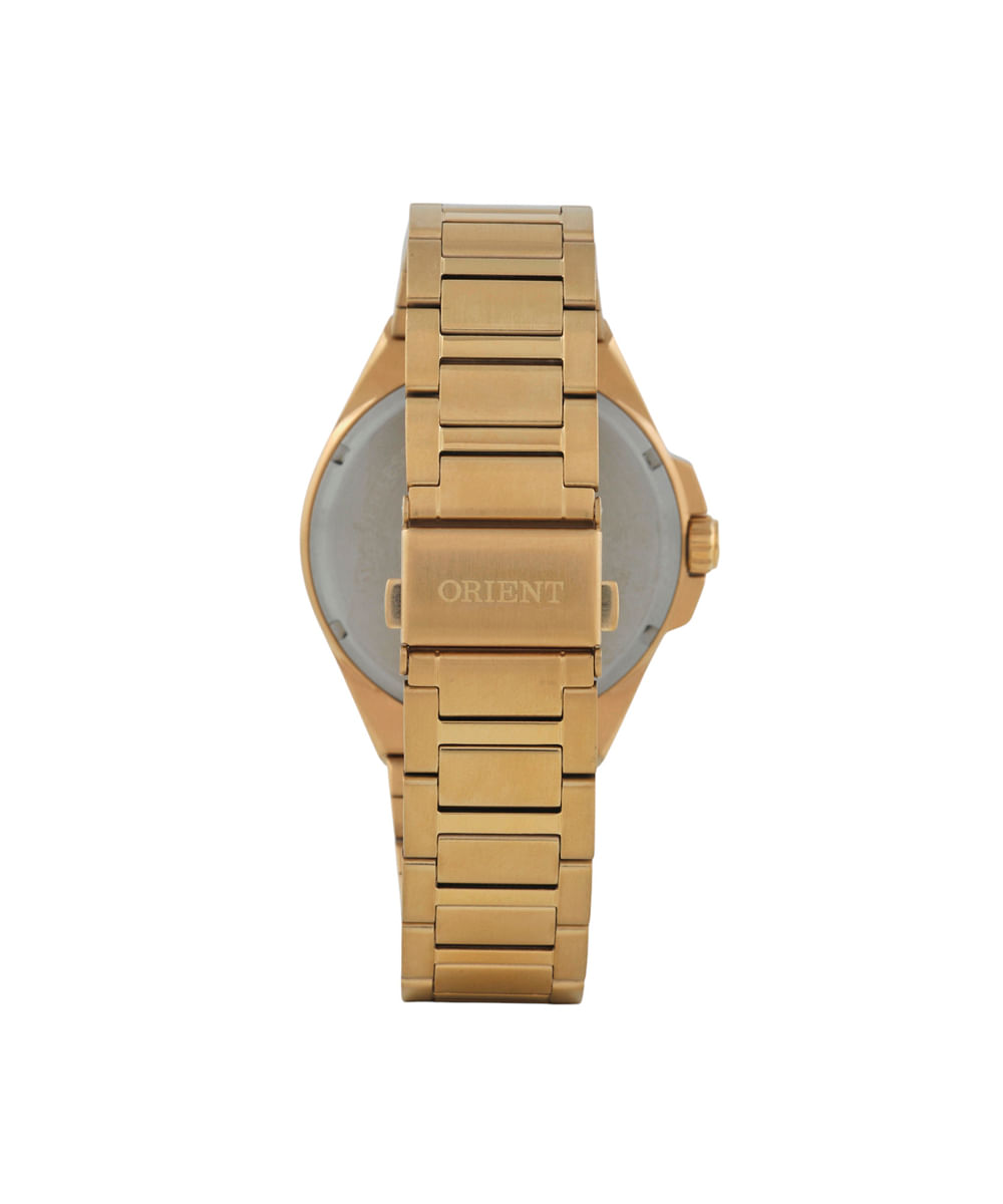 relógio masculino orient analógico calendário mgss1294 g1kx dourado
