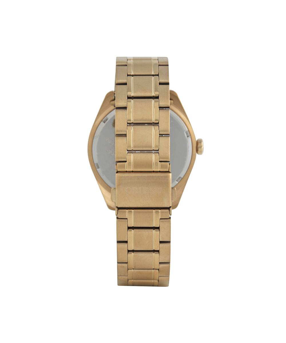 relógio masculino orient analógico calendário mgss1255 g1kx dourado