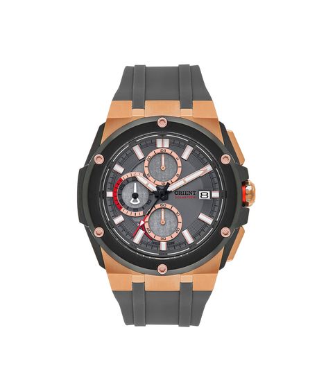 relógio masculino orient cronógrafo mtspc016 g1gx rosa