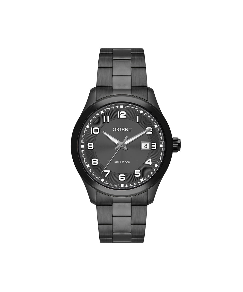 relógio masculino orient analógico calendário mpss1060 g2px preto