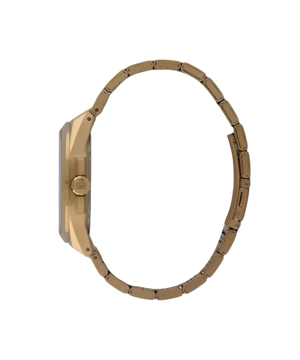 relógio masculino orient analógico calendário mgss1294 d1kx dourado