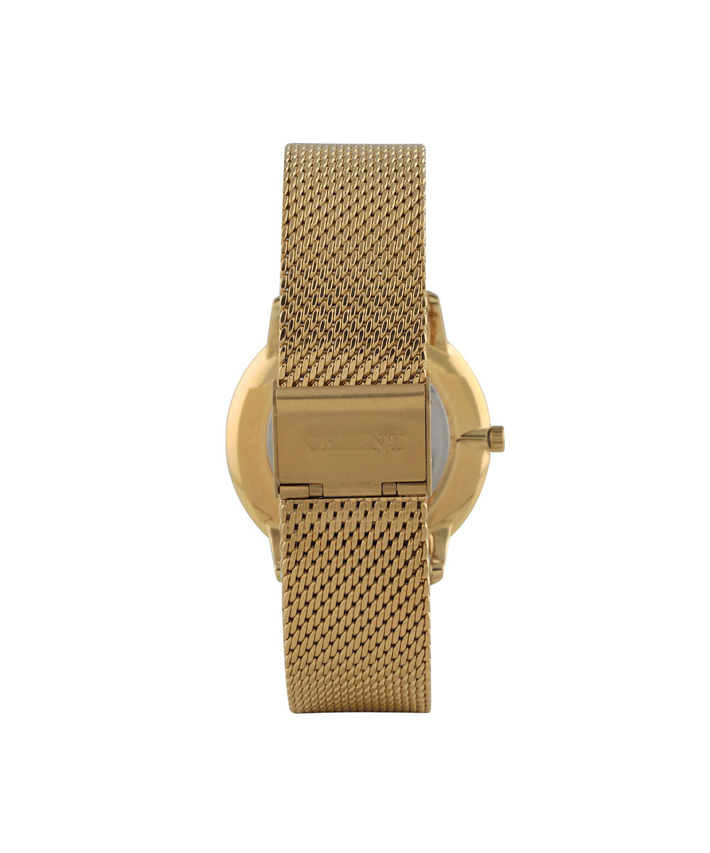 relógio masculino orient analógico calendário mgsss005 s1kx dourado