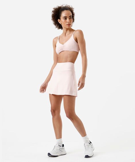 short saia esportivo feminino rosa