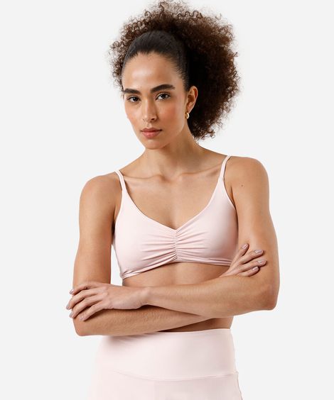 top decote coração alça fina cea sports rosa