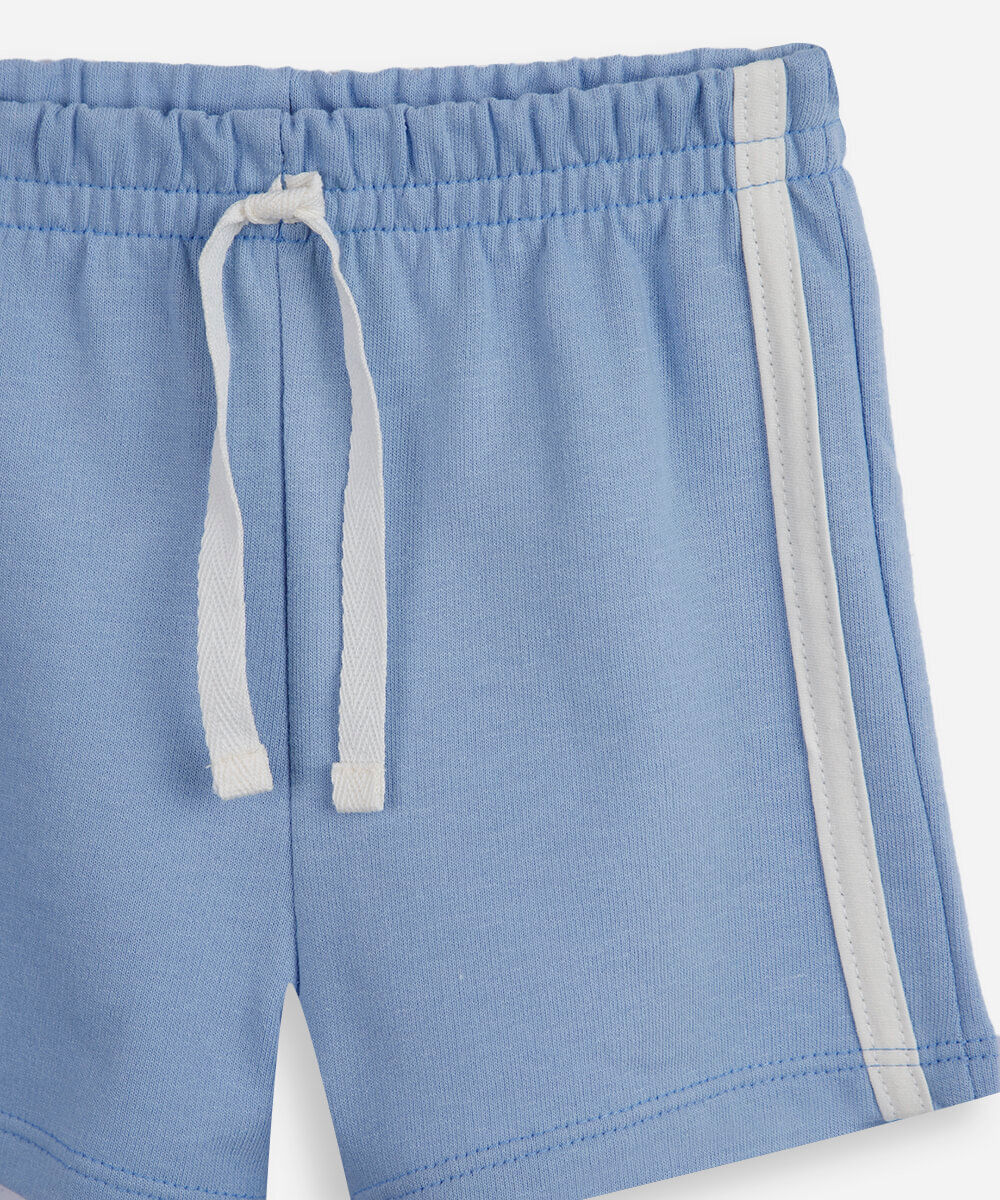 conjunto infantil em algodão azul