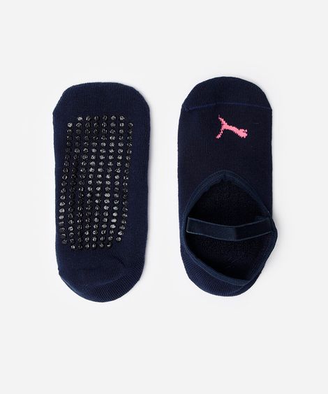 meia sapatilha antiderrapante puma azul