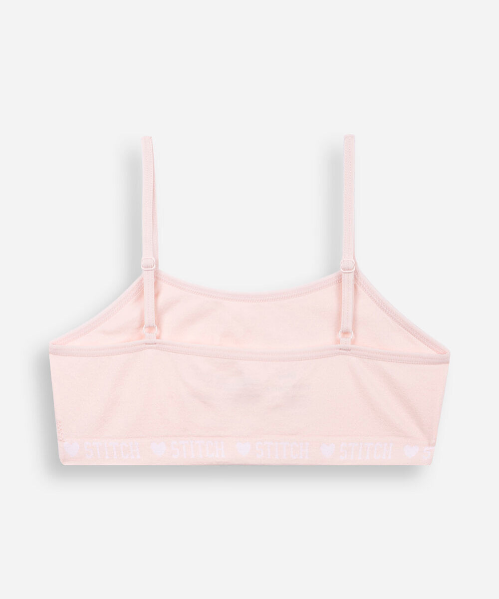 kit com 2 tops faixa infantil stitch colorido