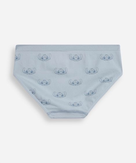 kit de 2 calcinhas infantis stitch colorido