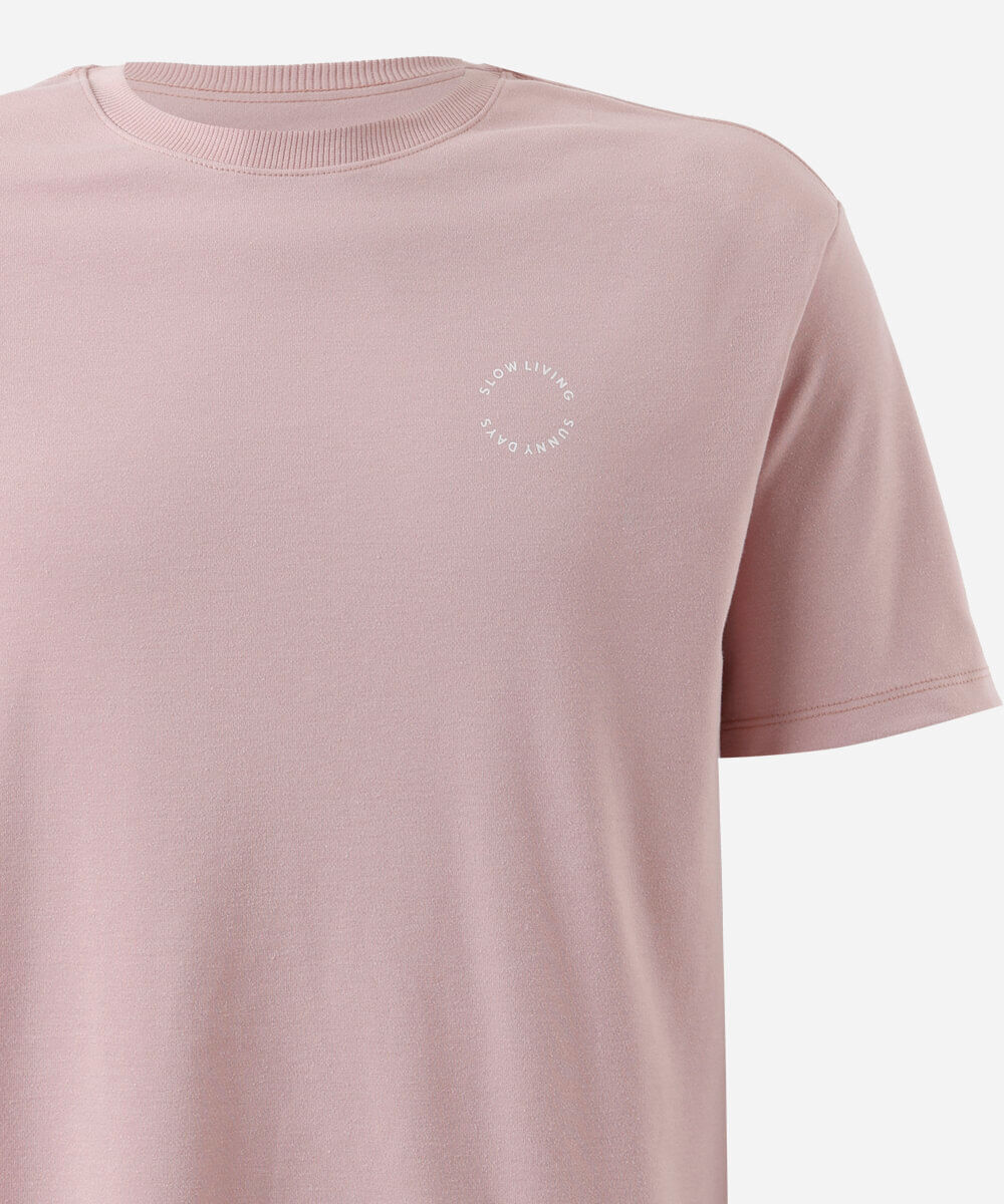 camiseta juvenil com algodão estampada rosa