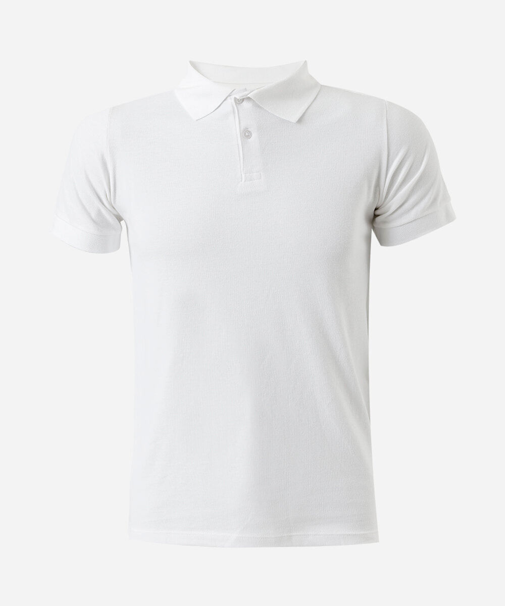 polo juvenil básica off white
