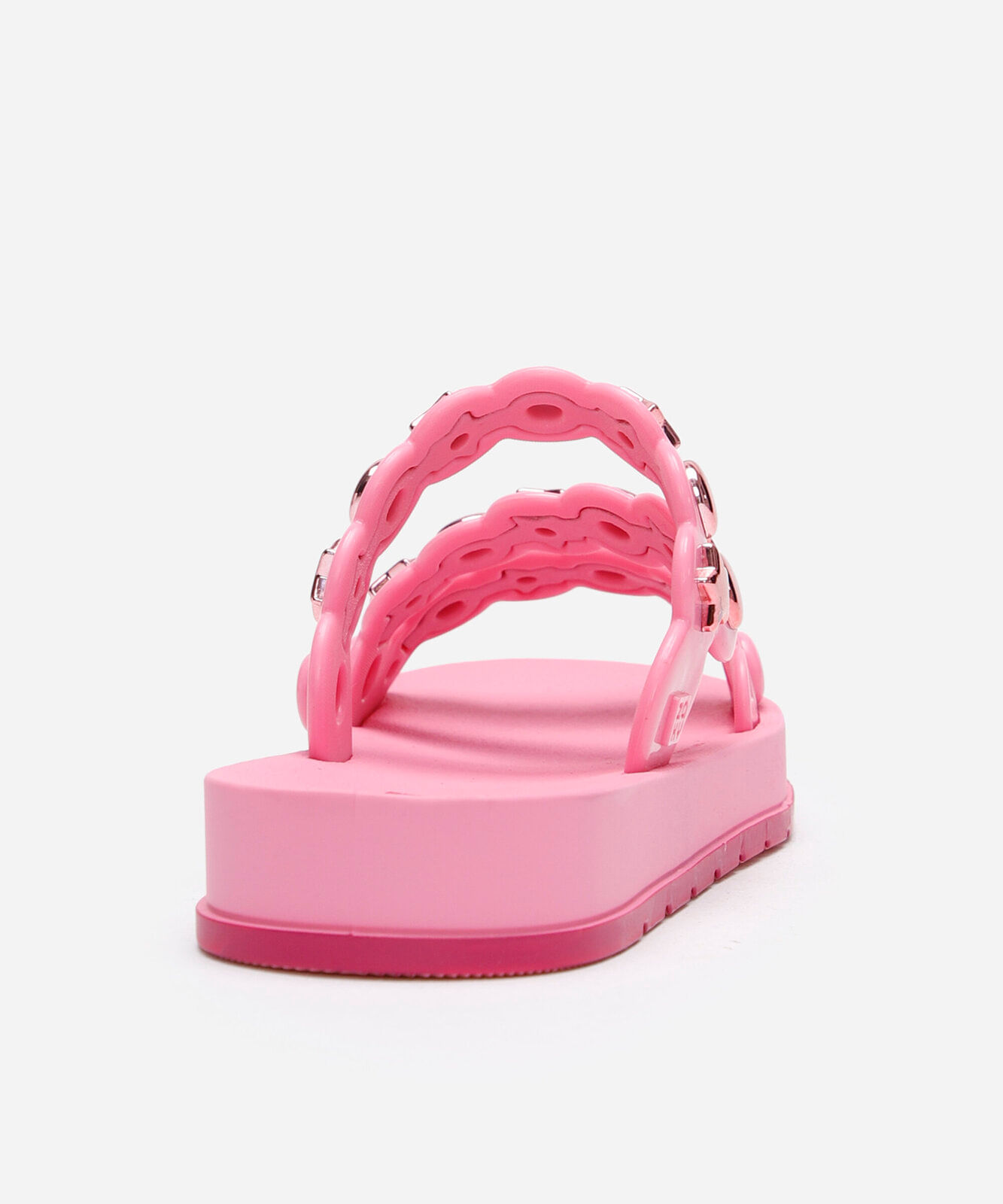 chinelo slide infantil spot zaxy com estrelas rosa