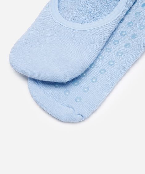 meia sapatilha boneca azul